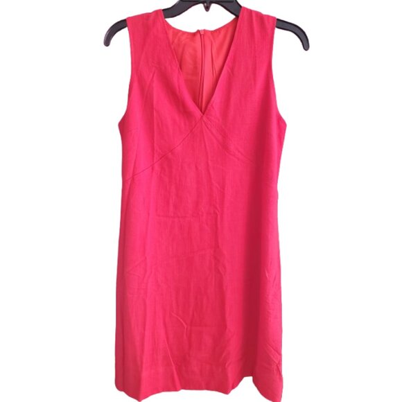 Women's Summer Sleeveless Mini Dress V Neck Cinched A Line Slim Tank Short Dress - Picture 4 of 6